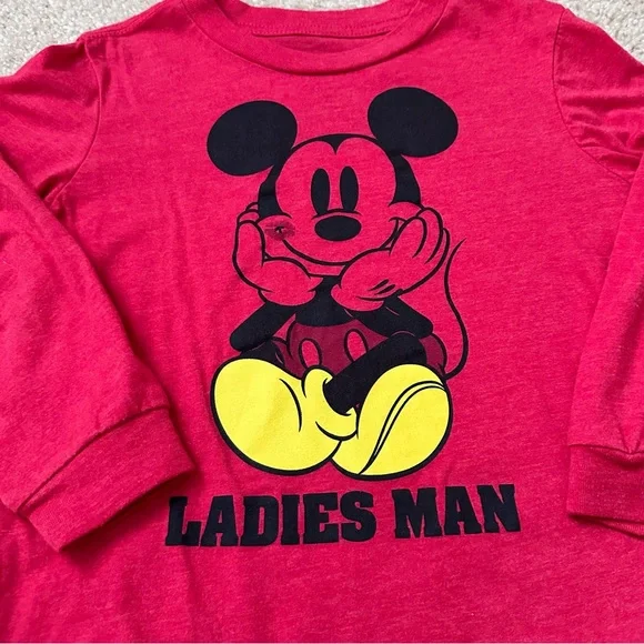 5/$25 Disney Mickey Mouse Ladies Man Tee - Picture 3 of 4
